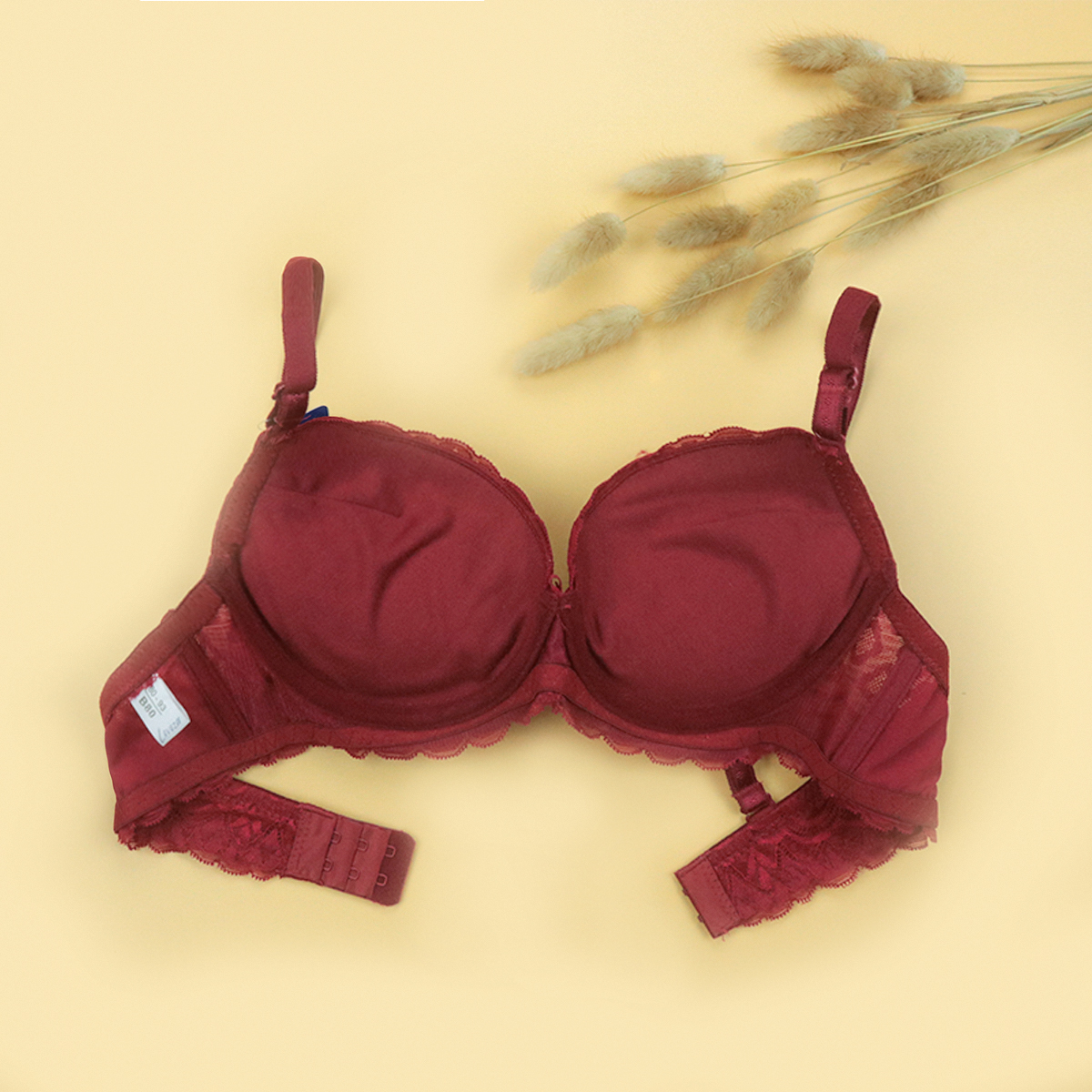 Hình ảnh Áo lót nâng ngực bra nữ ren Luperi LUAL-LV88 áo ngực mút đệm mềm bản 2 móc trẻ trung gợi cảm nữ