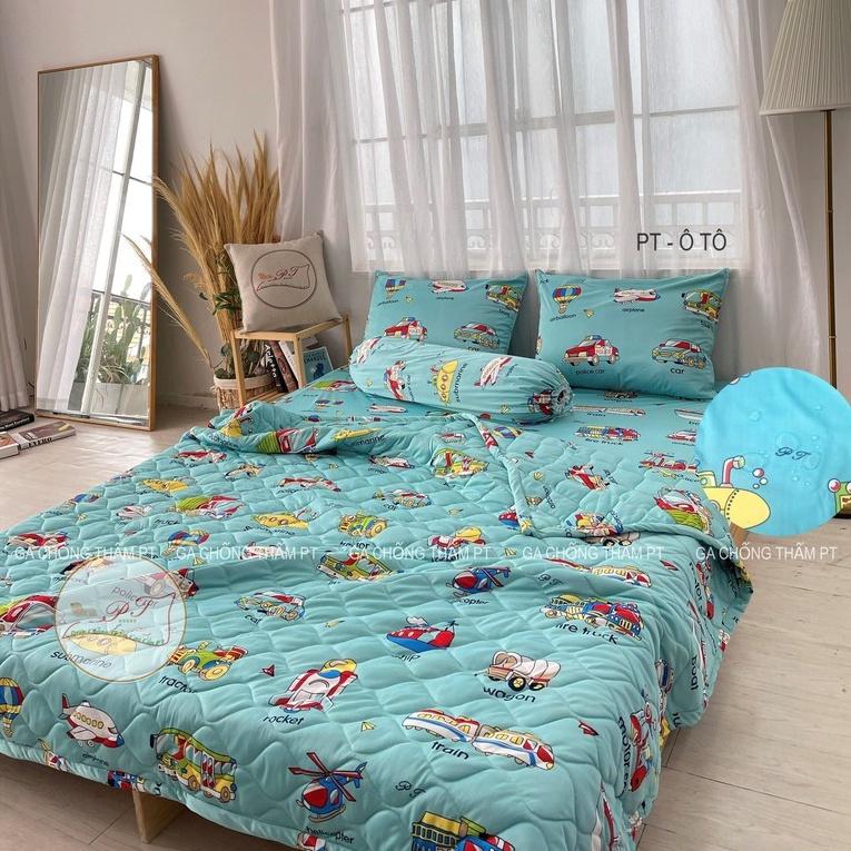 Ga chống thấm cho bé chính hãng PT, chất liệu cotton cao cấp, chống thấm nước tuyệt đối, bé tè lau là sạch