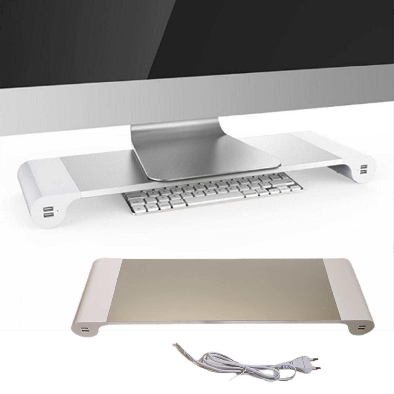 Monitor Stand Riser PC Screen Stand Sturdy Universal Desk Accessories Home Office Use Computer Monitor Shelf Desktop Monitor Heightened Rack