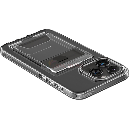 Ốp lưng chống sốc tích hợp khe đựng thẻ Spigen Crystal Slot Dual dành cho iPhone 15 Pro Max/15 Plus/14 Series - Hàng chính hãng