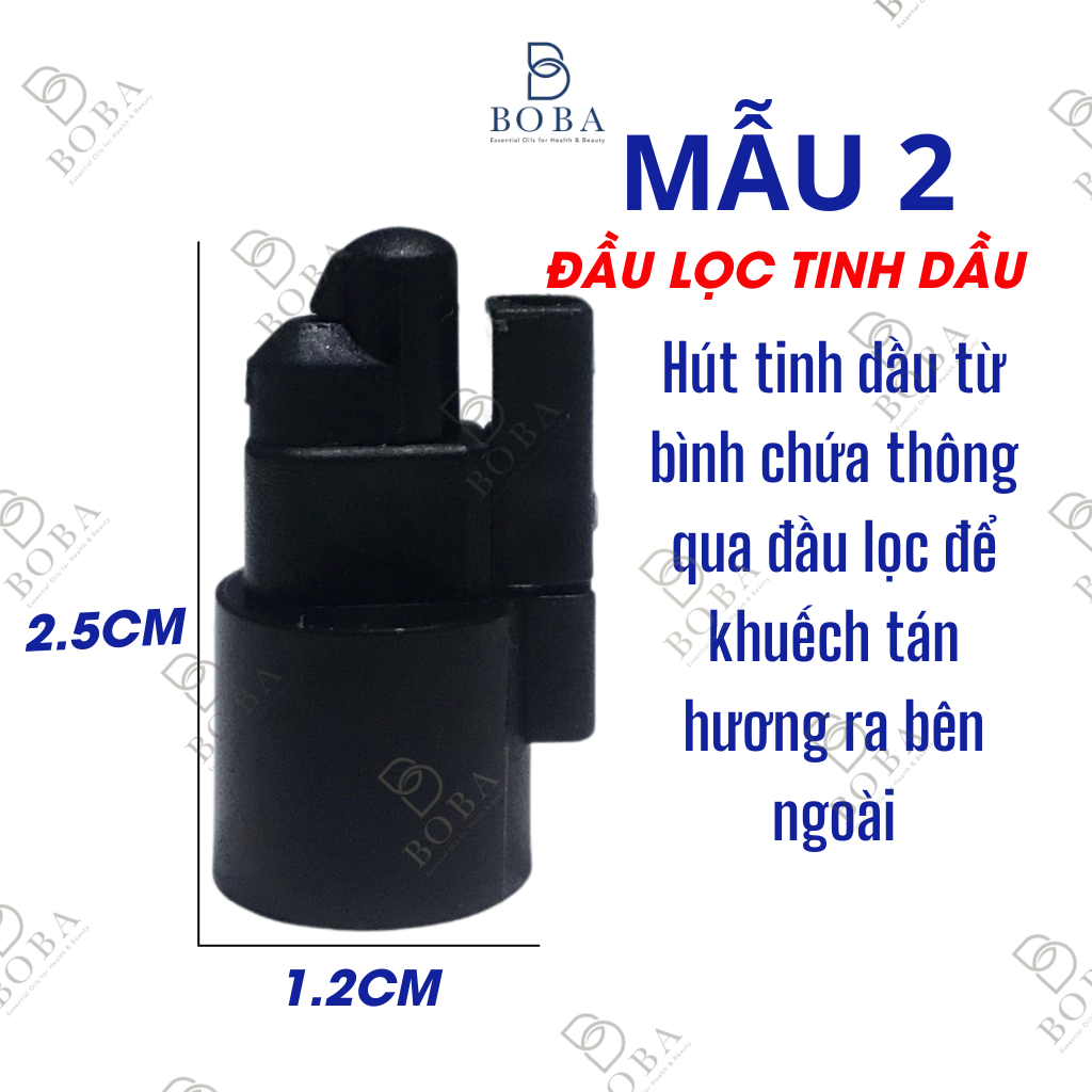 Phụ Kiện Máy Xông Tinh Dầu Công, Ống Hút, Đầu Lọc Tinh Dầu, Gioăng/Roăn cao su - BOBA NATURALS