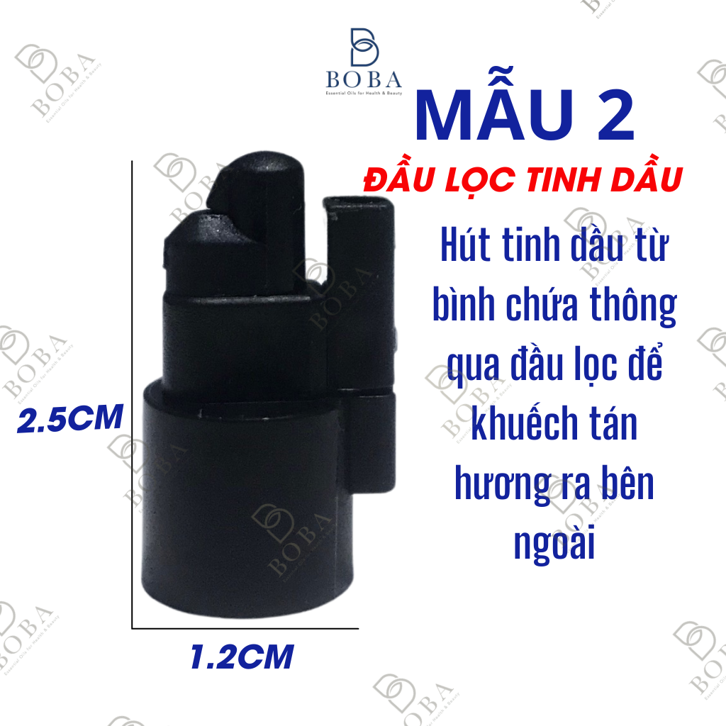 (HCM) Phụ Kiện Máy Xông Tinh Dầu Công, Ống Hút, Đầu Lọc Tinh Dầu, Gioăng/Roăn cao su - BOBA NATURALS