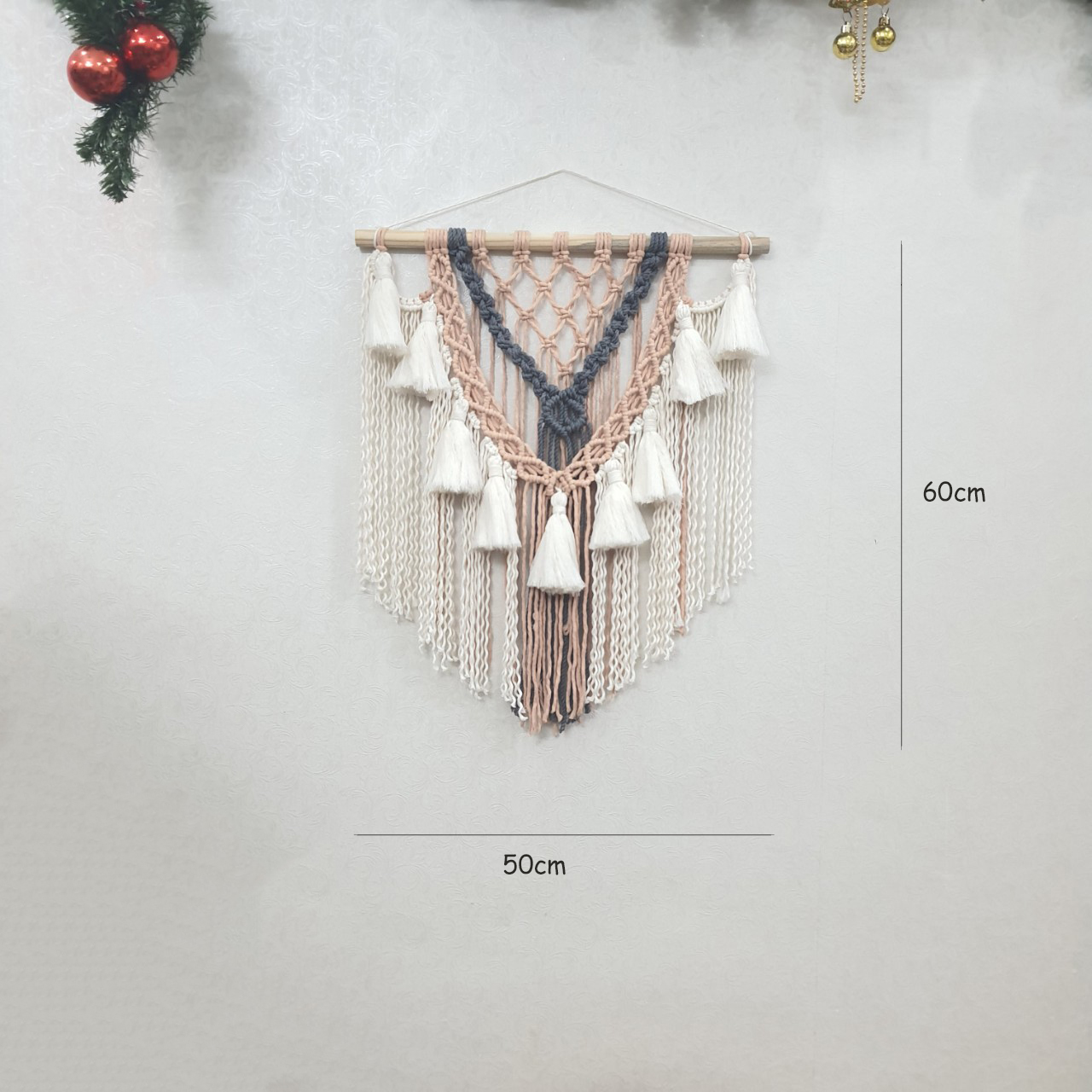 Mành macrame trang trí nhà cửa