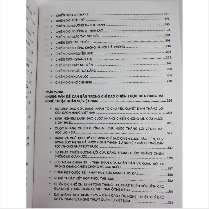 Sách Sự Lãnh Đạo Của Đảng và Nghệ Thuật Quân Sự Việt Nam Trong Đấu Tranh Giải Phóng Miền Nam Thống Nhất Đất Nước 1954 - 1975 (V767D)