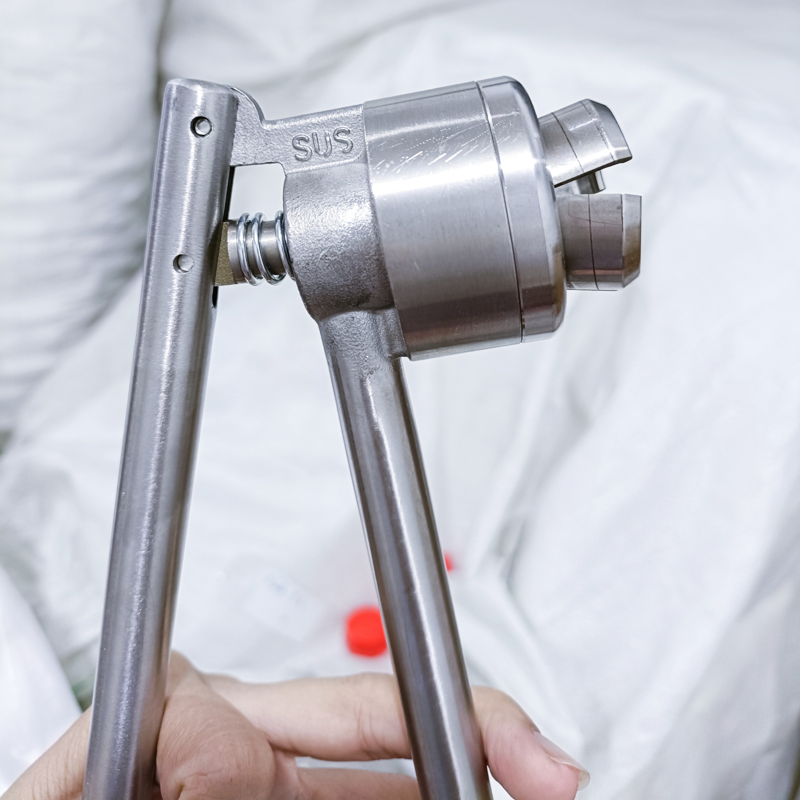 Kiềm siết - Kìm dập cho nắp nhôm/nắp thiếc có đường kính 20mm cho chai thủy tinh, serum