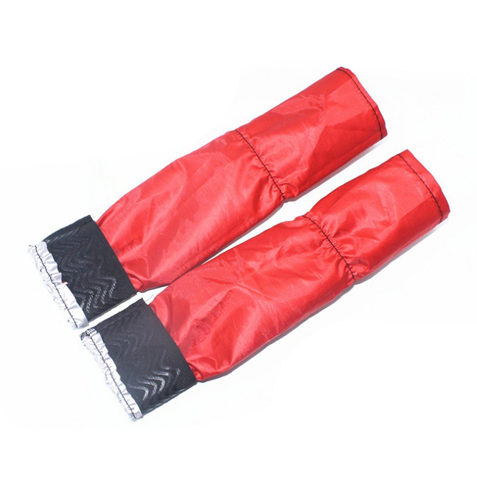 Universal Motorcycle Front Shock Absorber Dust Cover Wrap Boot Dust  Black