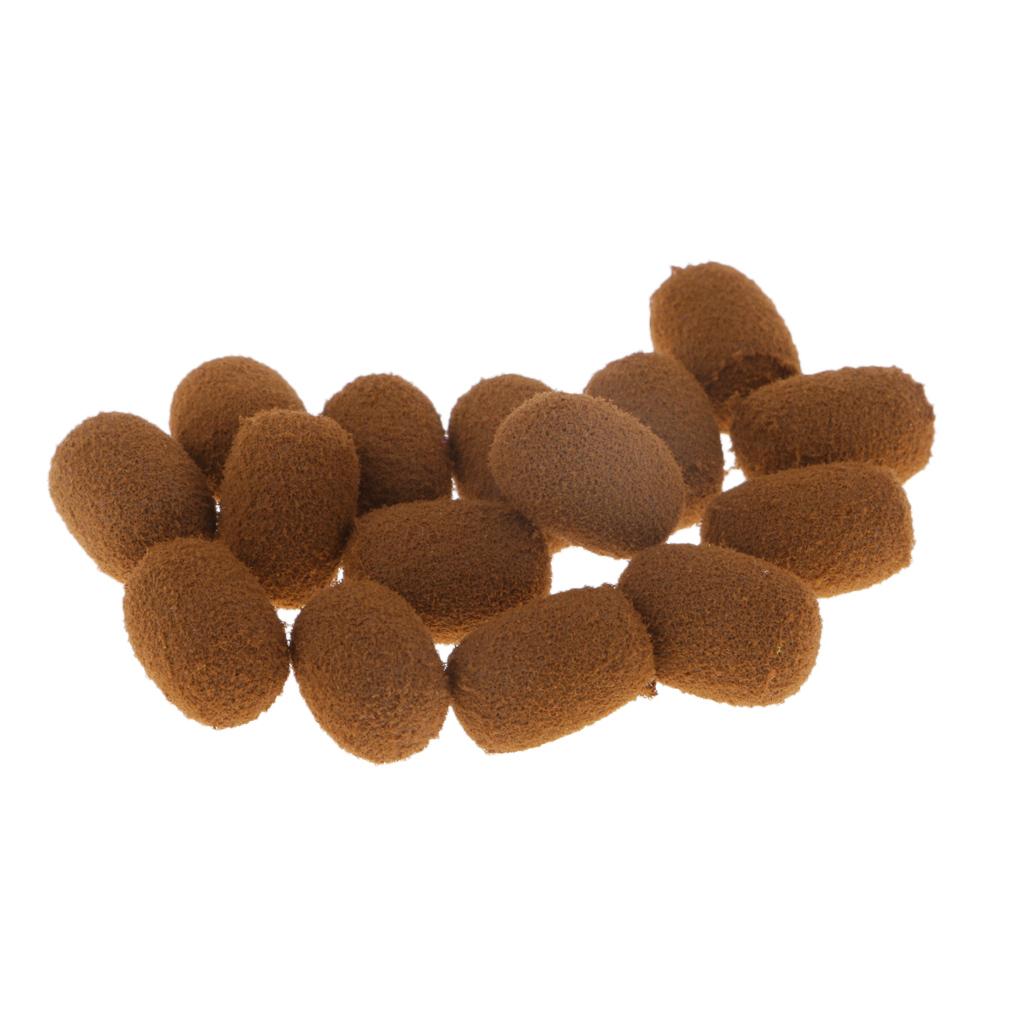 15pcs Pop Up Boilies 12mm Pellet Type Hook Bait for Carp Fishing with Bottle