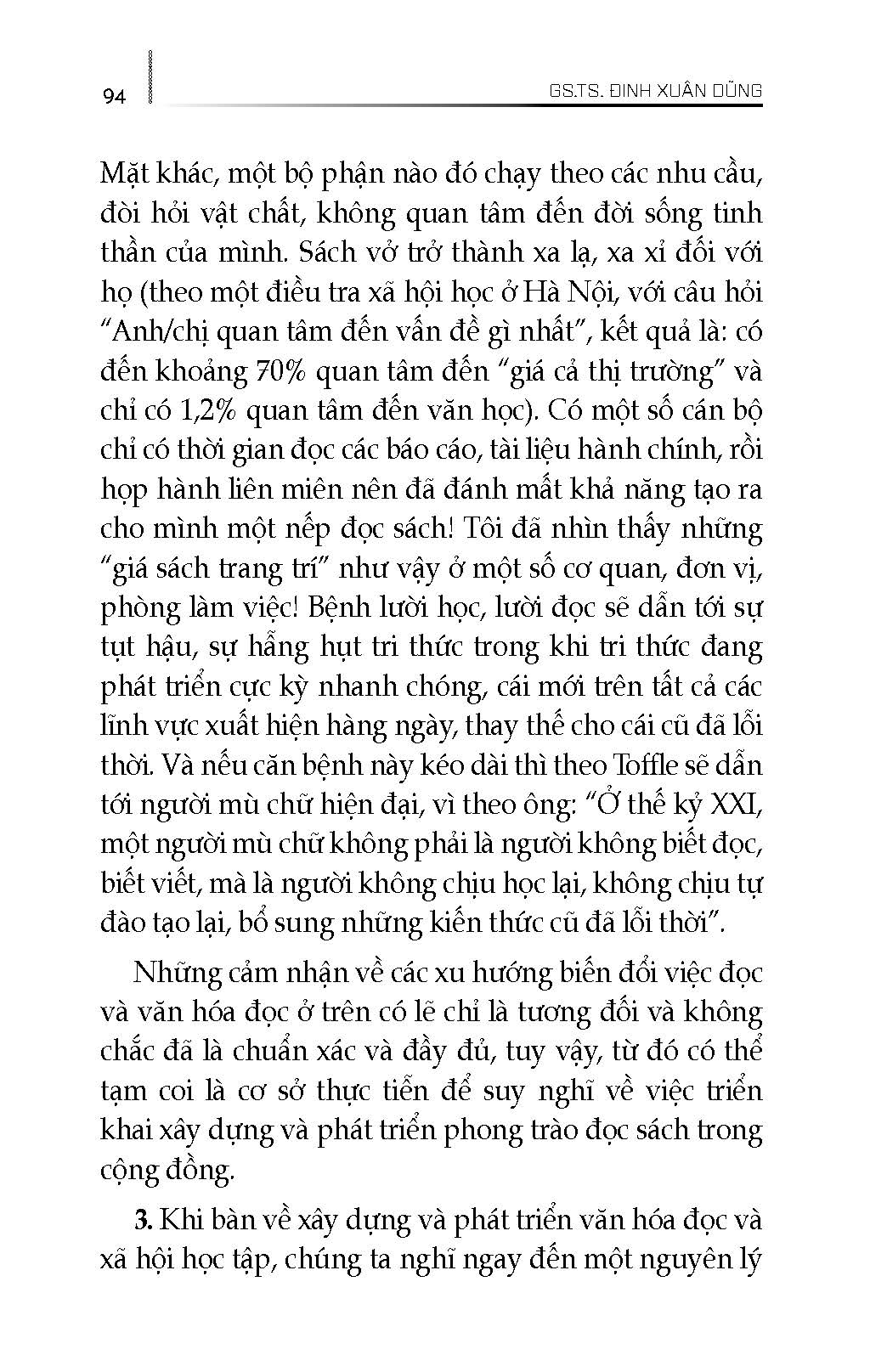 Mấy Vấn Đề Về Xuất Bản Và Văn Hoá Đọc Việt Nam Hiện Nay