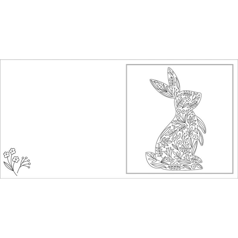 Sách Happy Thoughts - Mindful Easter Colouring Book