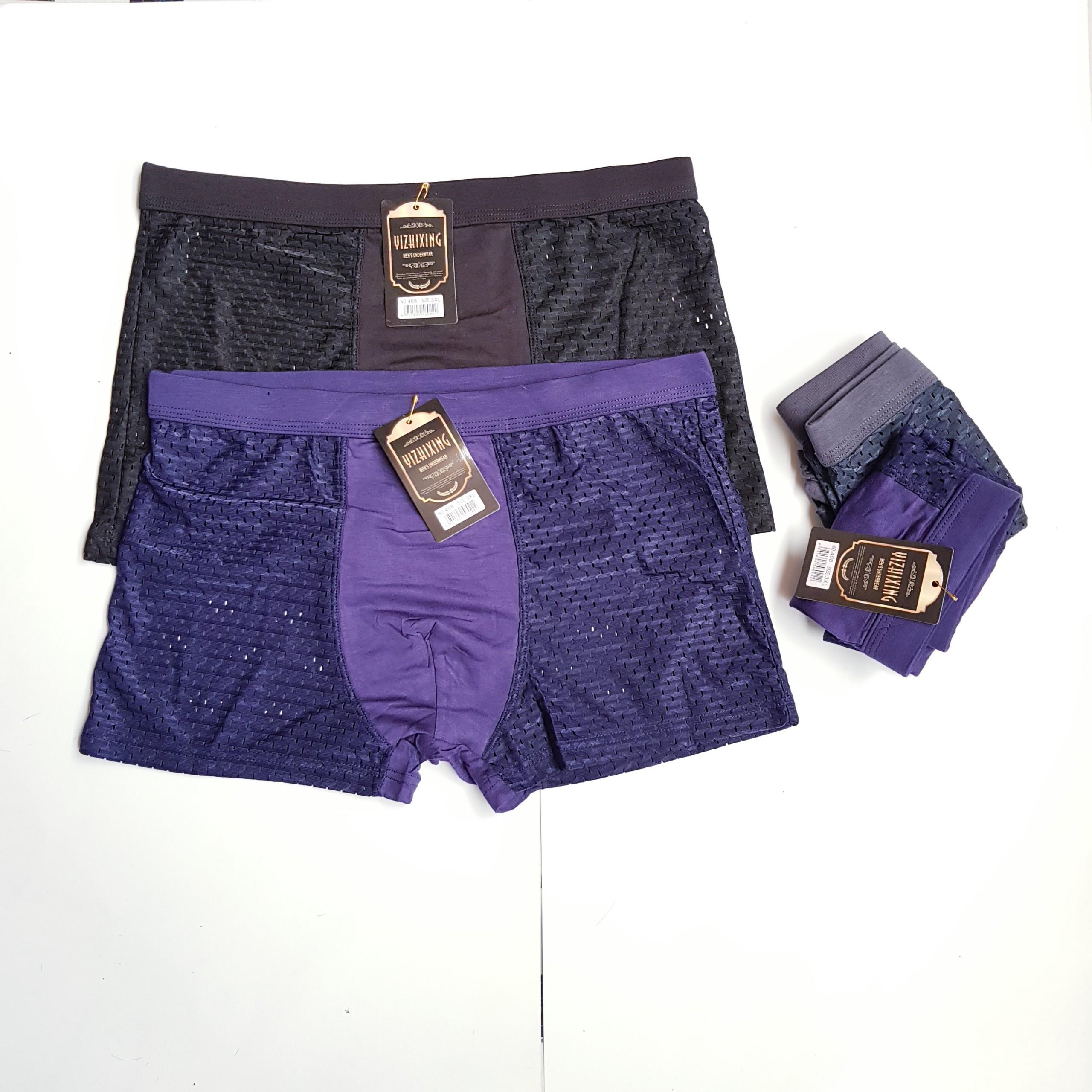 combo 4 chiếc sịp đùi ( boxer) nam thông hơi siêu mát