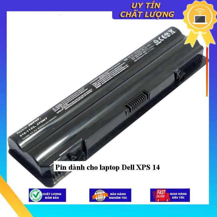 Pin dùng cho laptop Dell XPS 14 - Hàng Nhập Khẩu  MIBAT533