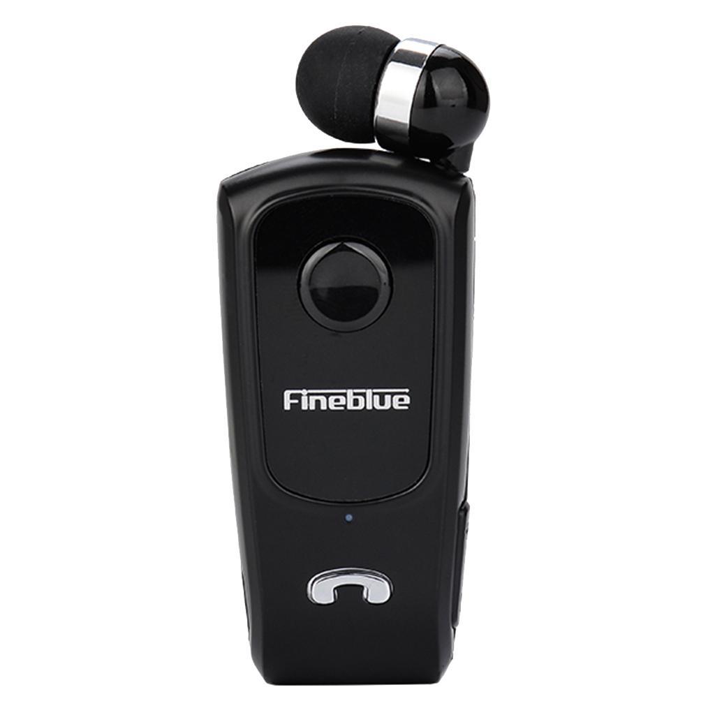 F920 Mini  Headset Clip Earphone Earpiece Handsfree Black