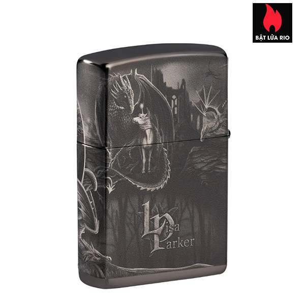 Bật Lửa Zippo 49287 – Zippo Lisa Parker Mythological High Polish Black