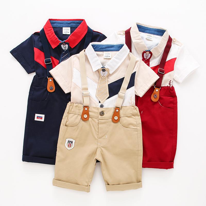 Thiết Kế Mới Nhất Cho Bé Bé Trai Quý Ông Quần Áo Bộ Treo Áo Tay Và Quần Mùa Hè Quần Áo Tiệc Cưới Trang Phục Thường Nhật Chính Thức Quần Áo