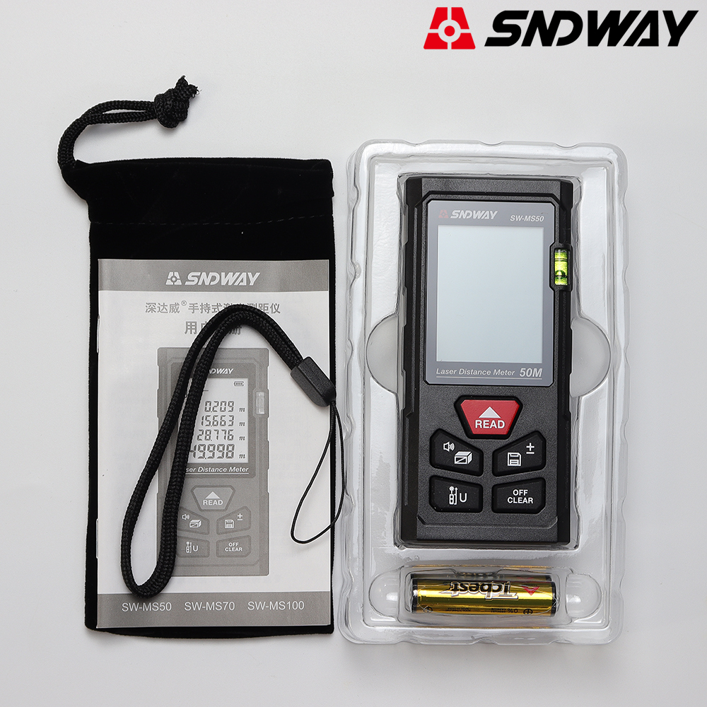 Thước đo khoảng cách bằng tia laser SNDWAY SW-MS50/MS70/MS100