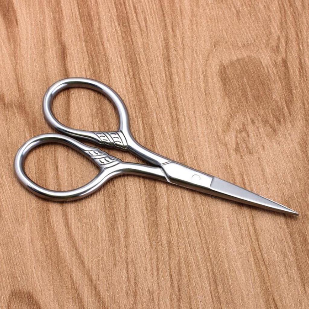 Stainless Steel | Beard Care Products, Scissors for Eyebrow, Nose Hair, Ear, Dog Hair Trimming - Nasal Scissors for Men, Women, Nose Hair Scissors
