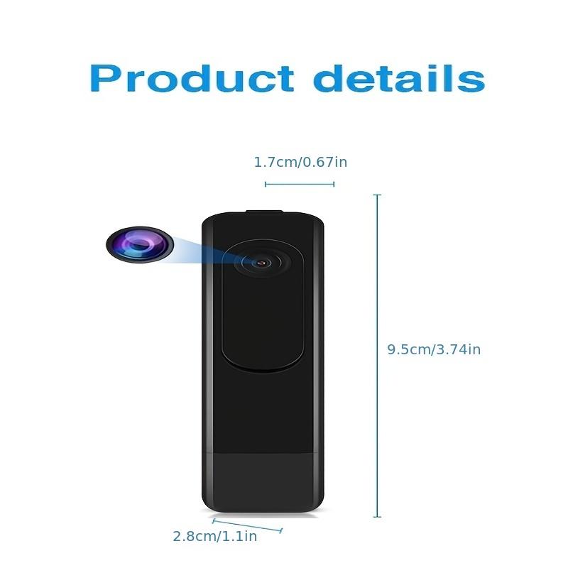 1pc Máy ảnh mini có thể đeo mini DV 1280p Full HD H.264 Máy ảnh máy ảnh PEN PEN Microbody Camara DVR Camera