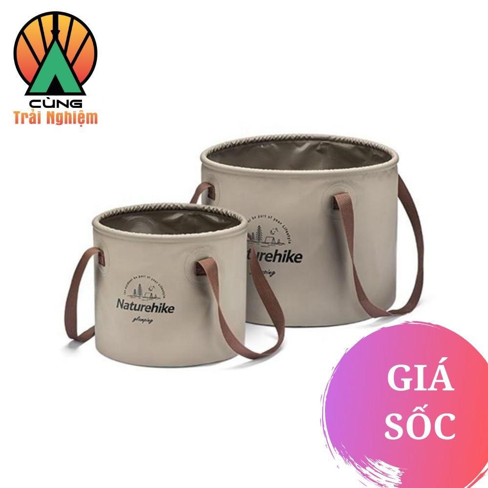 Xô Du Lịch Gấp Gọn Hình Trụ Naturehike Dành Cho Dã Ngoại, Cắm Trại NH20SJ040