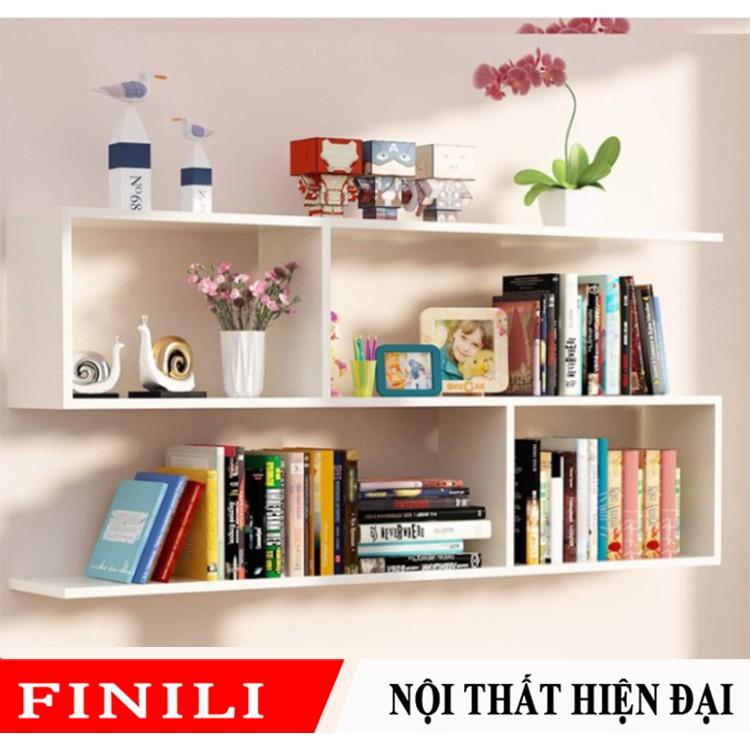 Kệ sách treo tường thiết kế hiện đại cho phòng khách FNL-13
