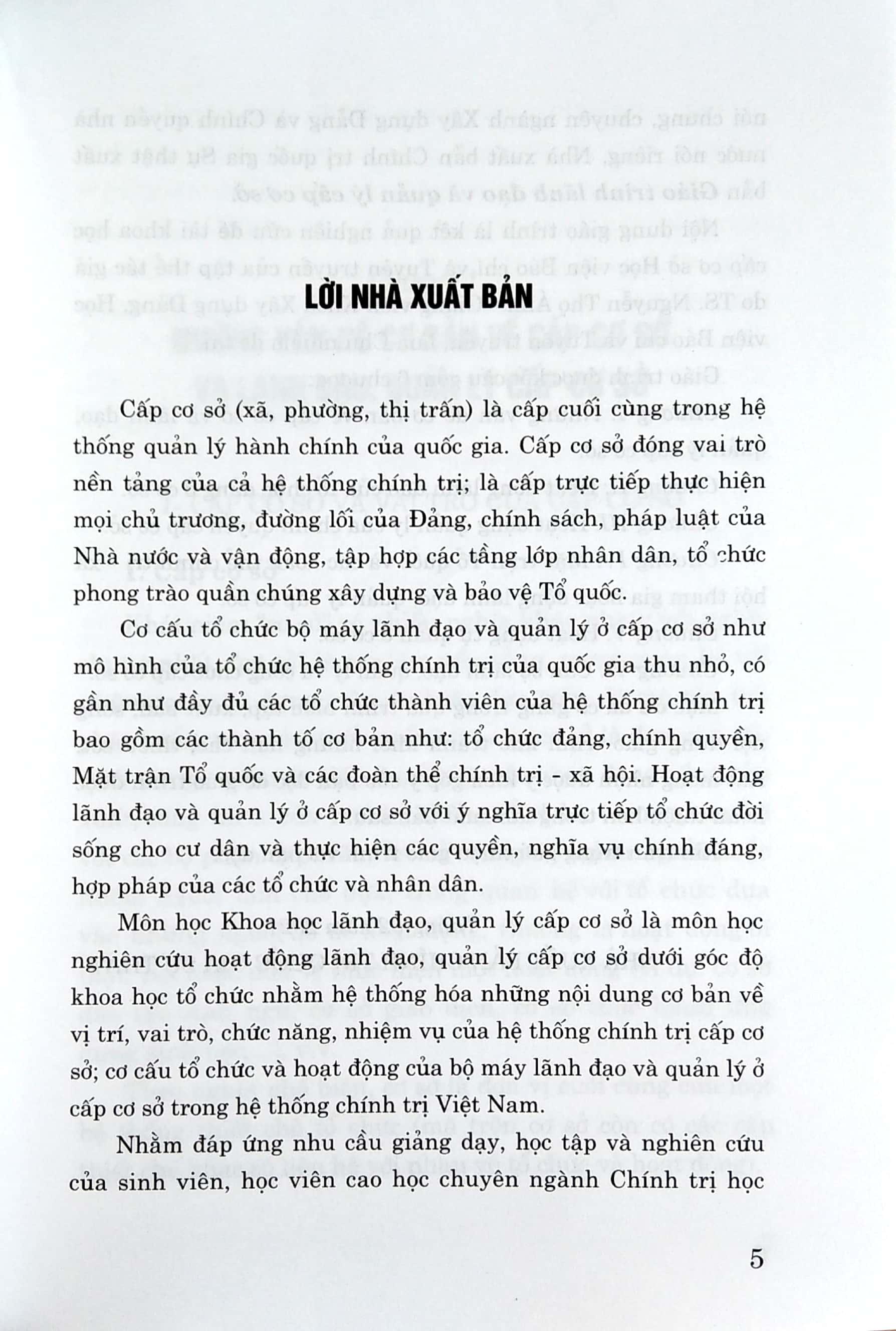 Giáo Trình Lãnh Đạo Và Quản Lý Cấp Cơ Sở - ảnh 4