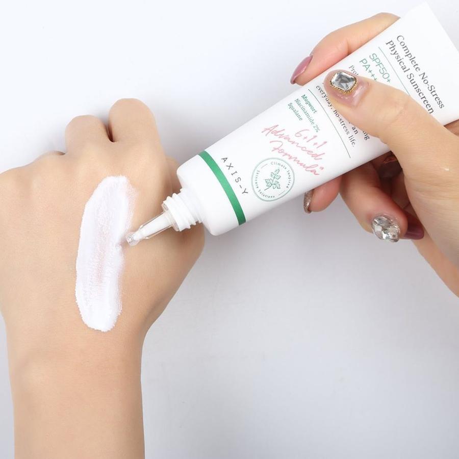 Kem chống nắng ngải cứu AXIS-Y Complete No-Stress Physical Sunscreen Hàn Quốc 50ml