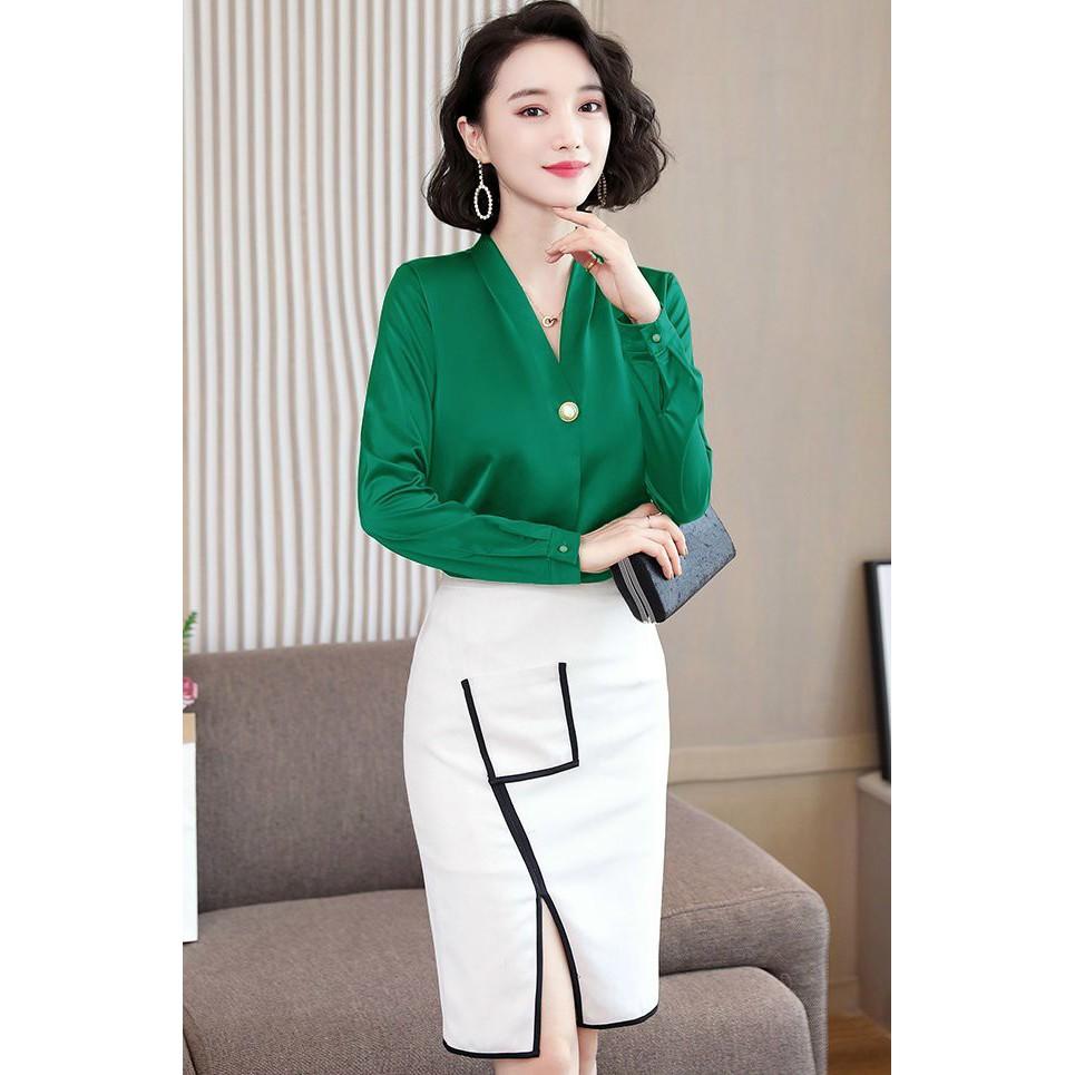 Áo sơ mi công sở thời trang , thời trang công sở sang trọng lịch sự