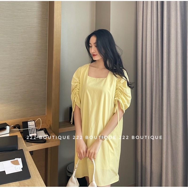 Váy suông inchoose tay bồng nhẹ