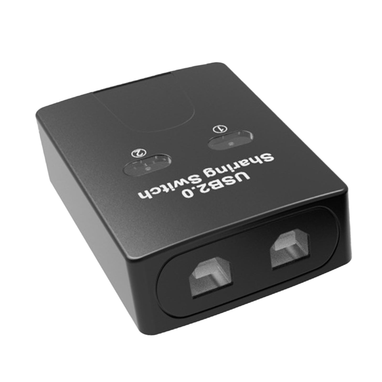 Printer Sharing Switch 2 in 1 Plug and Play Adapter for PC Computer