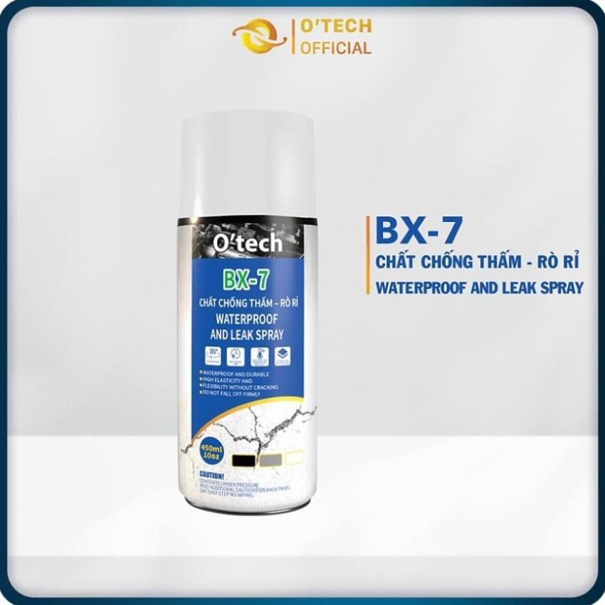 [Chịu Nhiệt] Bình Xịt Chống Dột - Dung Dich Chống Thấm Nước, Dột Mái Ngói, Mái Tôn, Bể Cá, Ống Nước - Hàng Chính Hãng OTECH