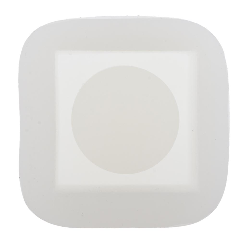 Geometric Round Square Silicone Flower Pot Mold Concrete Cement Resin Cast Mould