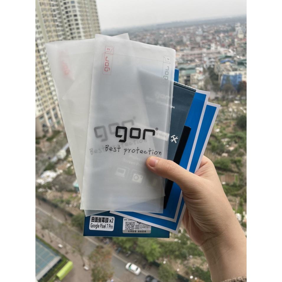 Bộ 2 miếng Dán dẻo GOR cho Google Pixel 7 Pro trong suốt Hàng nhập khẩu