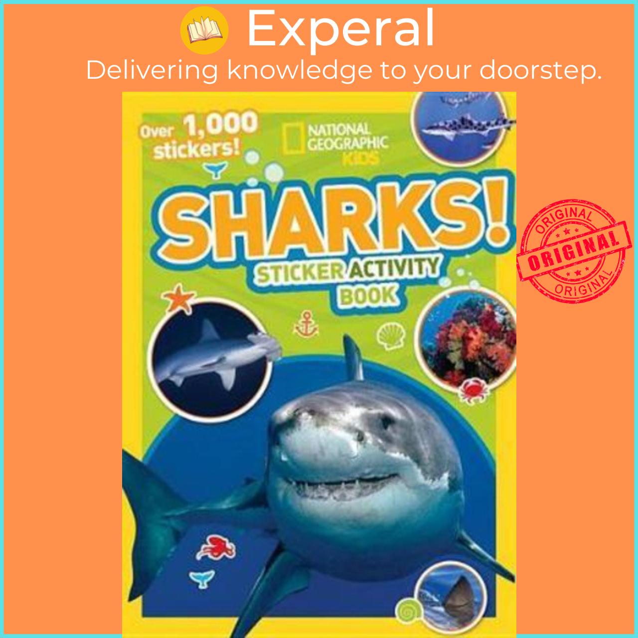 Sách - National Geographic Kids Sharks Sticker Activity Book : Over by National Geographic Kids (US edition, paperback)