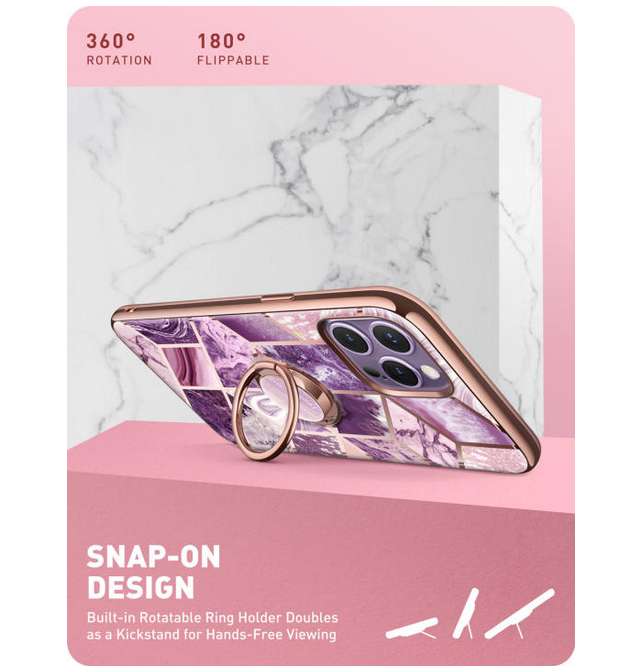 Ốp lưng i-Blason dành cho iPhone 13 Pro Max Snap Ring Ameth – Hàng chính hãng