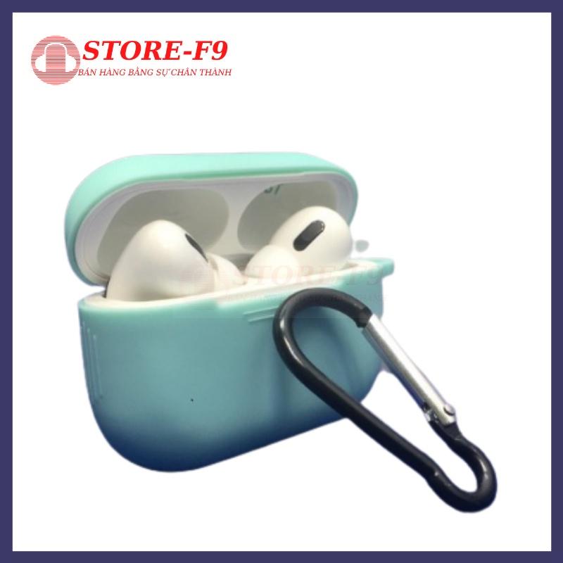 Vỏ Bảo Vệ Bao Đựng bằng cao su kèm móc treo cho Tai Nghe Air pod Pro 3