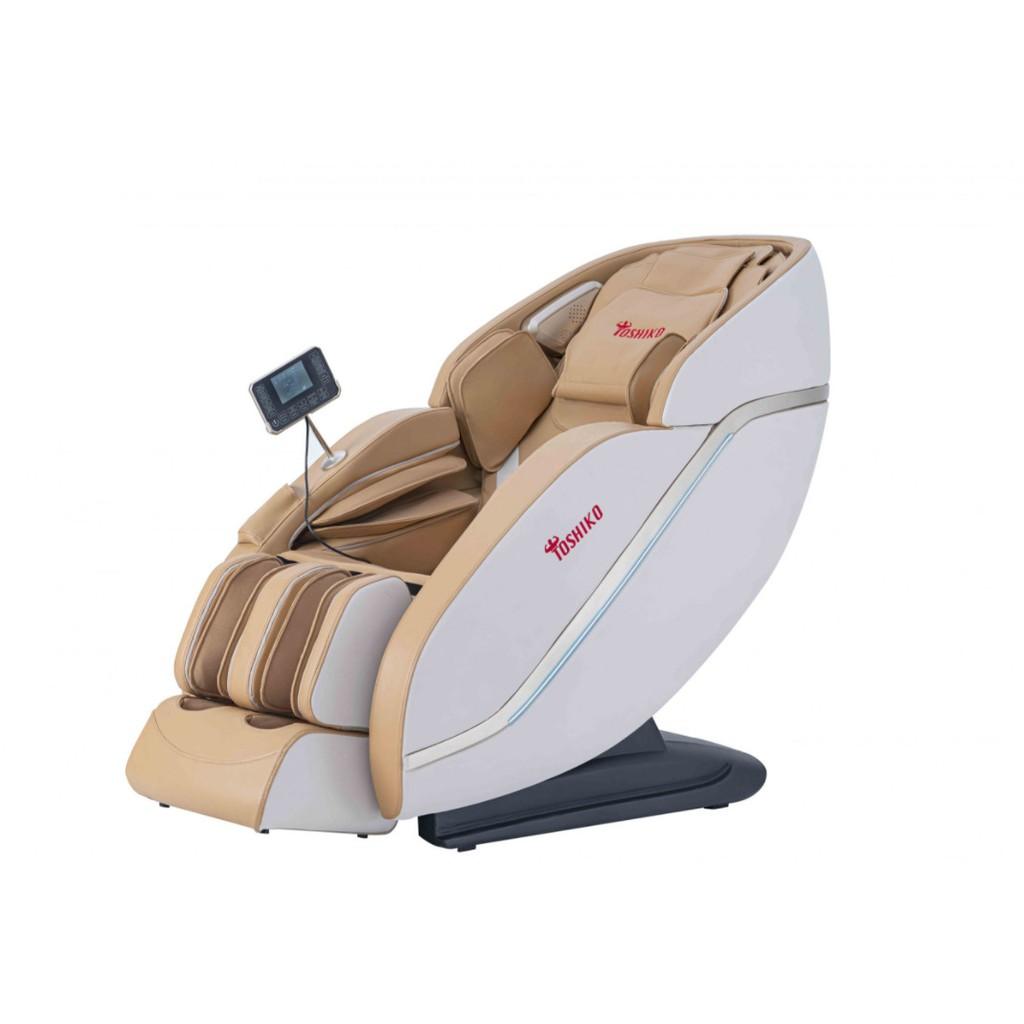 Ghế massage toàn thân Toshiko T22 - Chức năng điều khiển bằng giọng nói, Tự động mát xa trị liệu, kéo giãn, anion lắng đọng làm sạch không khí, đa dạng các bài massage