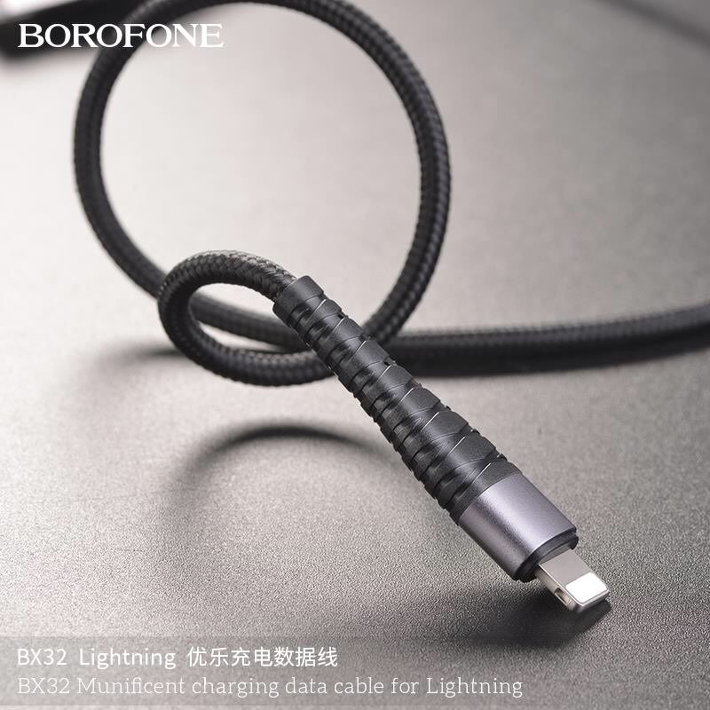 Cáp Sạc Borofone BX32 Lightning - Sạc Nhanh 5A - Hàng Chính Hãng