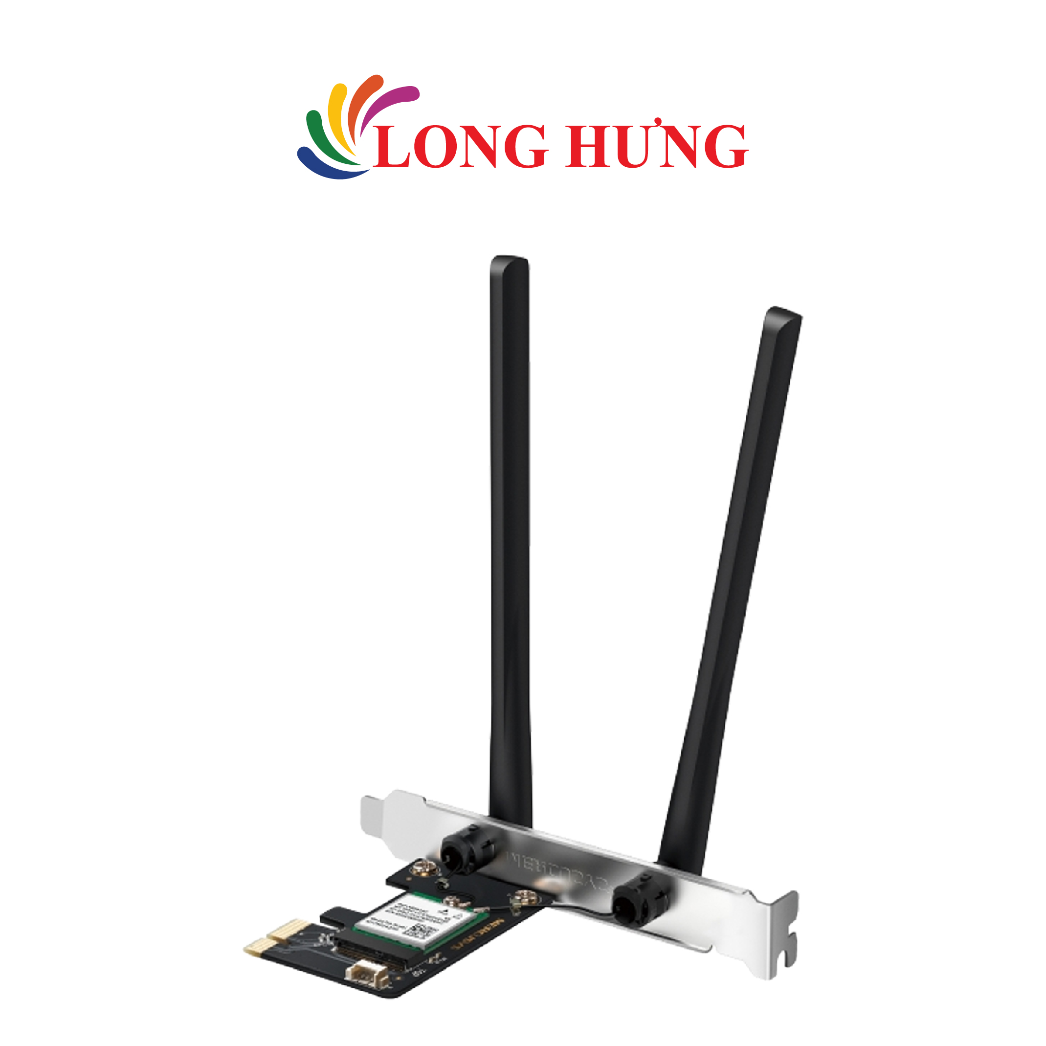 Card mạng PCIe Mercusys AX3000 Wifi 6 Bluetooth 5.3 PCle Adapter MA80XE - Hàng chính hãng
