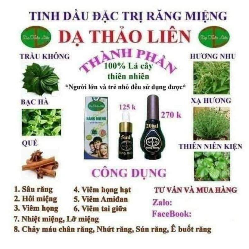 Tinh dầu dạ Thảo liên 5ml