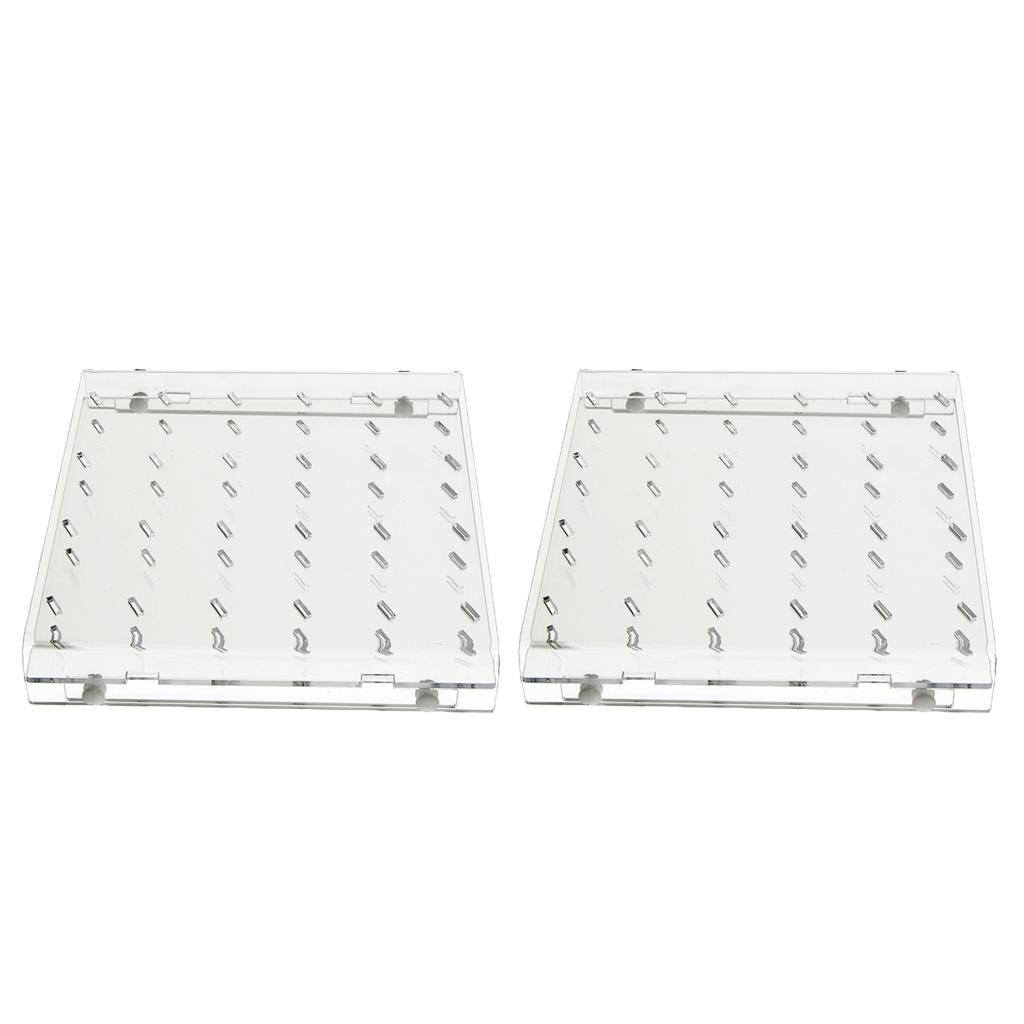 2 Pcs Acrylic Ice Pop Display Stand for Wedding Bakery Shop Decor Clear