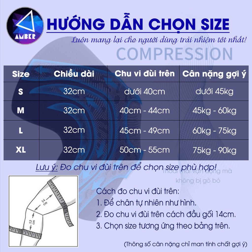 Bó gối thể thao VEIDOORN đai trợ lực bảo vệ đầu gối dùng trong bóng đá, bóng chuyền (VBG001) - AMBERVIETNAM