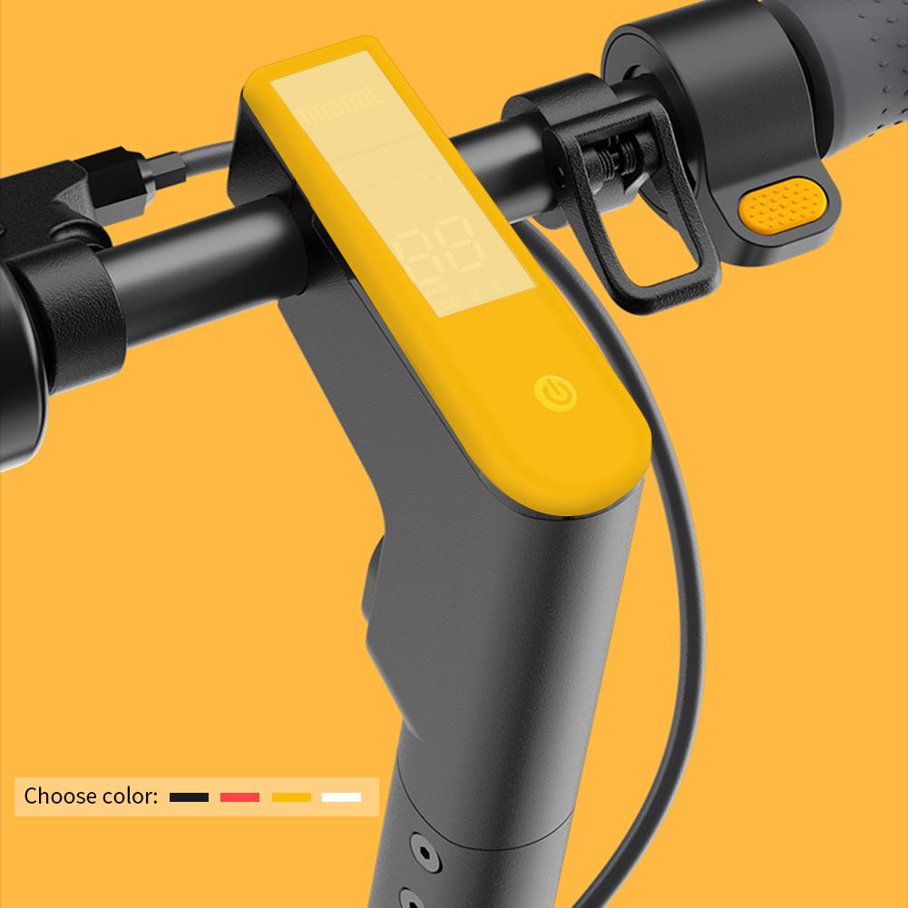 Bảng điều khiển Hiển thị vỏ silicone cho NineBot Max G30 Bảo vệ chống thấm nước Bảo vệ Trò bảo vệ Màn hình Hiển thị Phụ kiện xe tay ga Color: Black