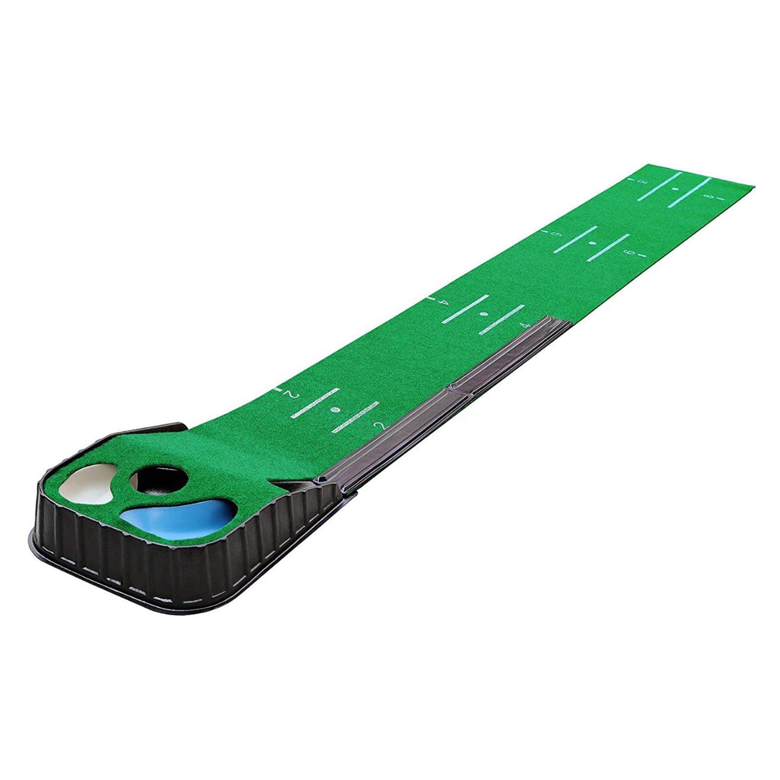 Golf Putting Mat, Golf Hitting Mat Blanket, Exerciser Training Equipment Golf Putter Trainer Golf Practice Mat for Office Home Backyard