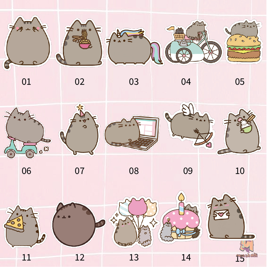 Túi Tote in hình chủ đề Pusheen