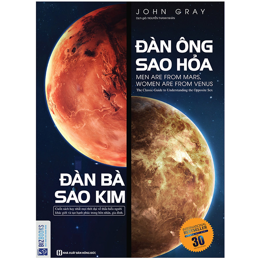 Đàn Ông Sao Hỏa Đàn Bà Sao Kim (Tặng Kèm Bộ Bookmark TiKi Gia Đình Yêu Thương)