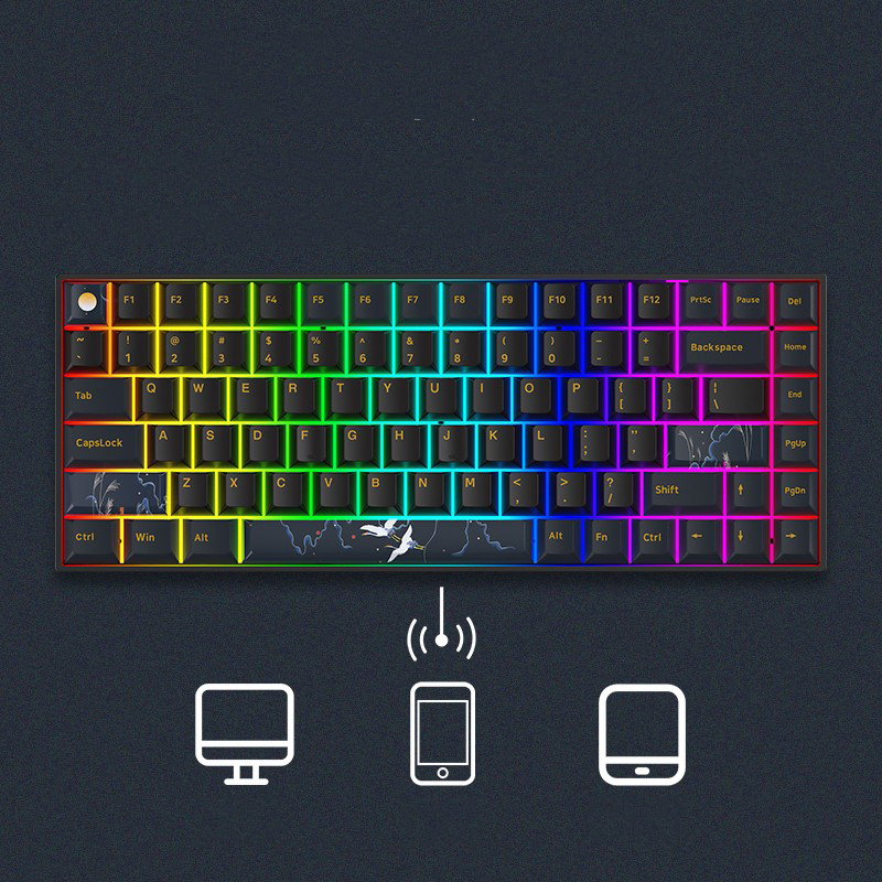 Bàn phím cơ không dây Dual Mode Newmen GM840 Pro - Hàng chính hãng