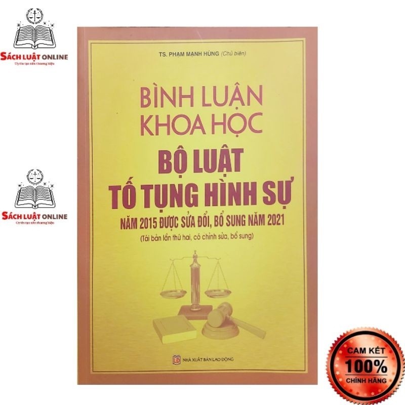 Sách - Bình luận khoa học bộ luật tố tụng hình sự năm 2015 (Tái bản lần thứ hai, có chỉnh sửa bổ sung)