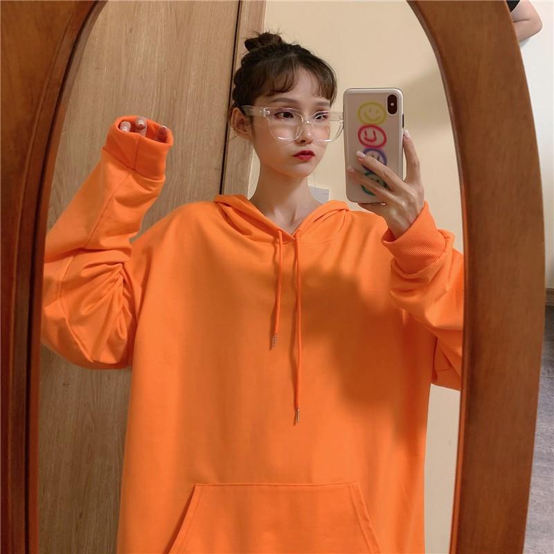 Áo HooDie Basic Trơn Unisex , Áo Nỉ Bông Trơn Form Rộng Dài Tay
