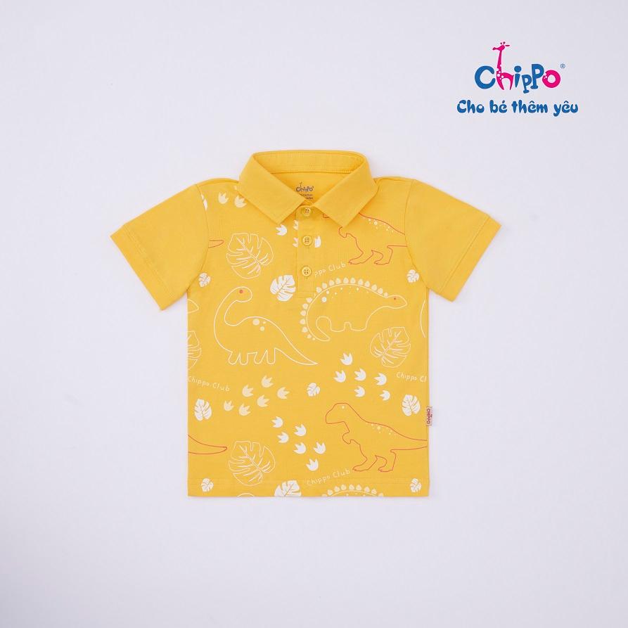 Áo Polo Chippo cho bé trai chất liệu 100% Cotton cho bé từ 1 đến 5 tuổi (10-19Kg)