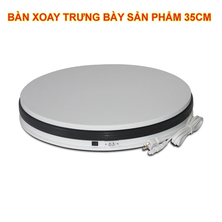 Bàn xoay trưng bày sản phẩm 360 độ đường kính 35cm