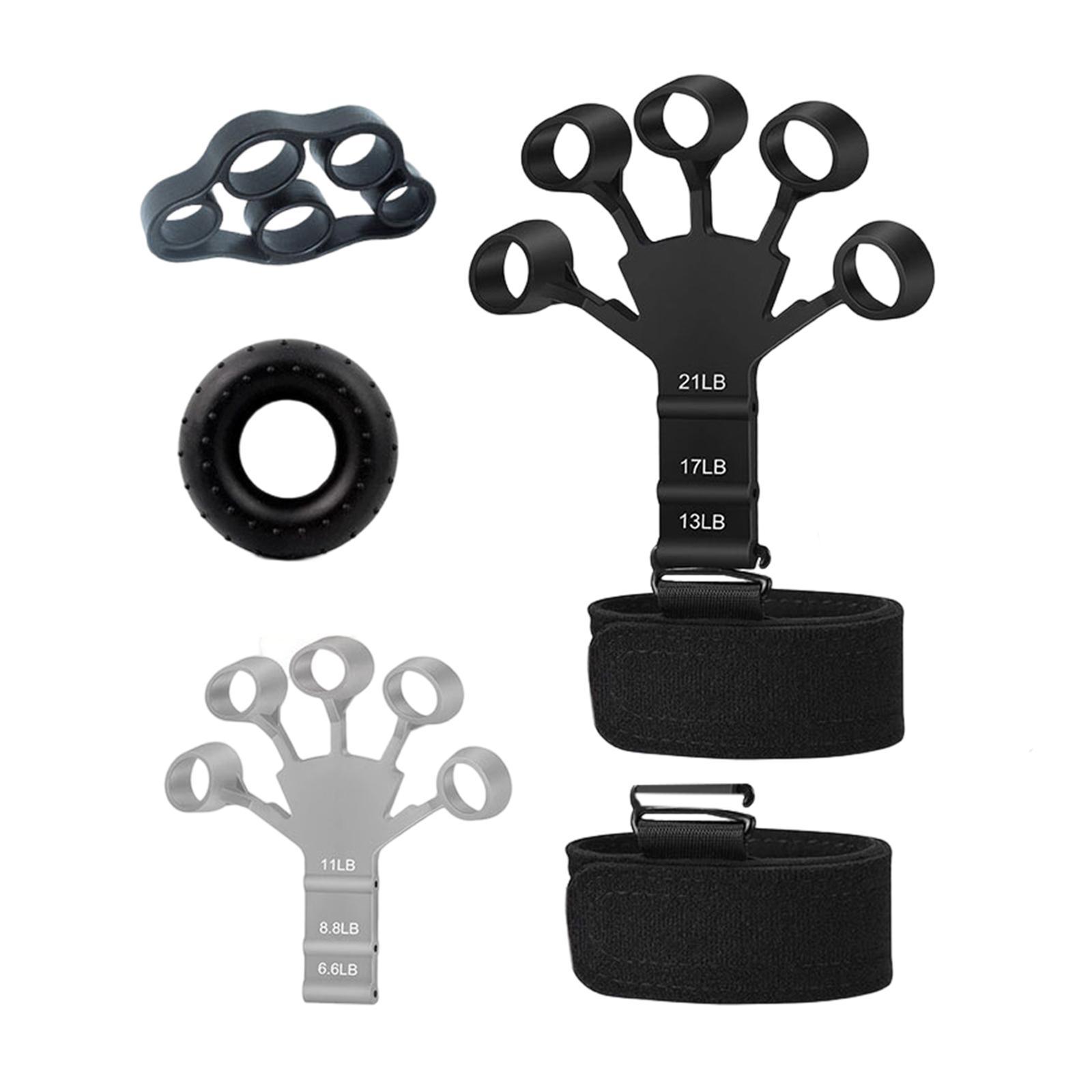 Hand Grip Strengthener Set Hand Grip Trainer 3Pcs Finger Exerciser Stretcher